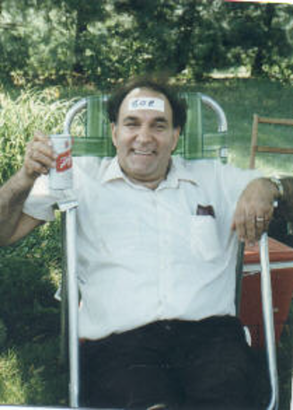 Schlitz and name tag on head